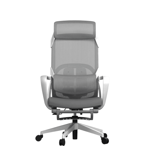 Kancelářská židle s podnožkou Liftor Orca - šedá 