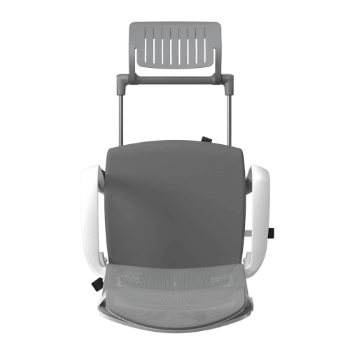 Kancelářská židle s podnožkou Liftor Orca - šedá 