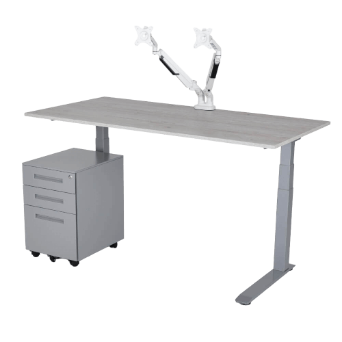 Liftor Arm DA04, držák na 2 monitory bílý